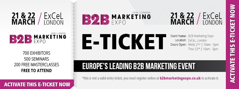 eTicket for B2B Expo 2018