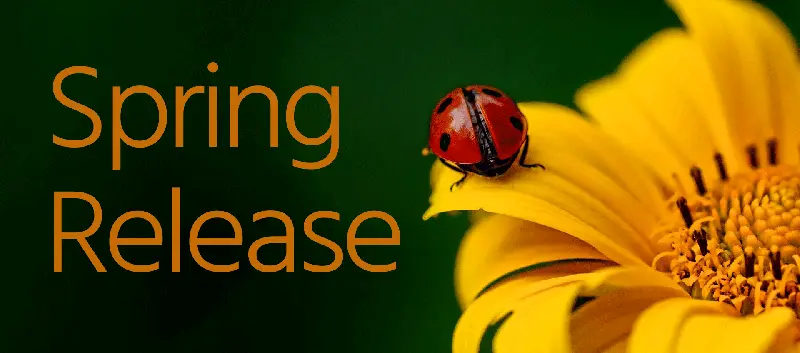 Spring release.