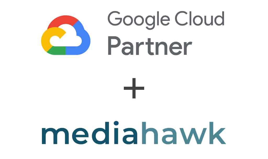 Google Cloud Partner and Mediahawk logo