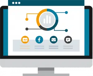 Graphic illustration of Mediahawk's conversion path tool