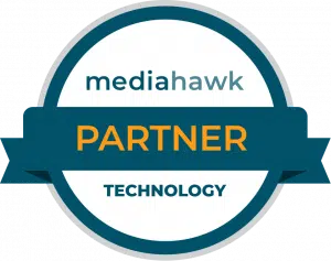 Image of Mediahawk's technology partner badge