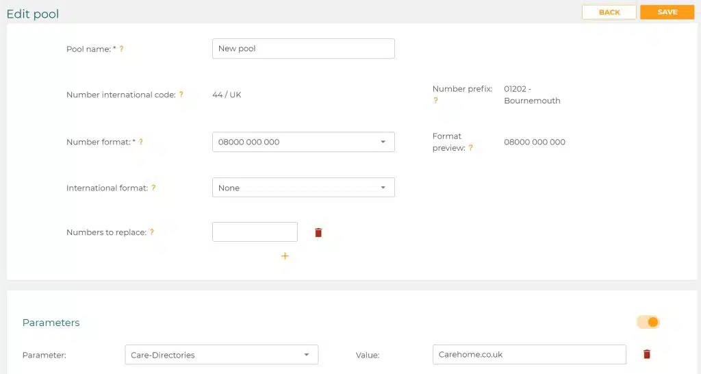 Edit a dynamic pool in Mediahawk.