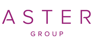 Aster logo.