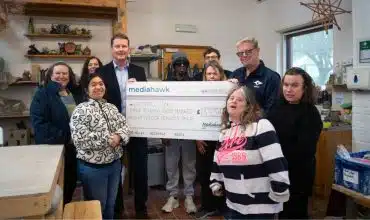 Mediahawk supports local charity with donation