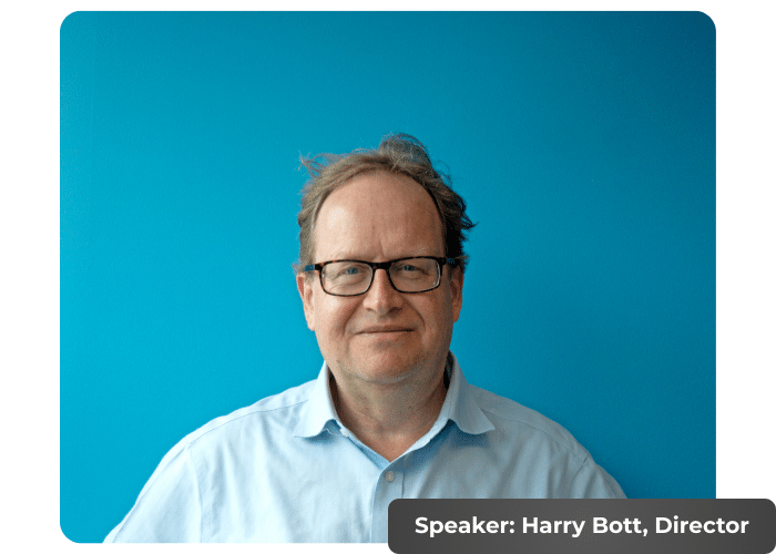 Image of speaker, Harry Bott.